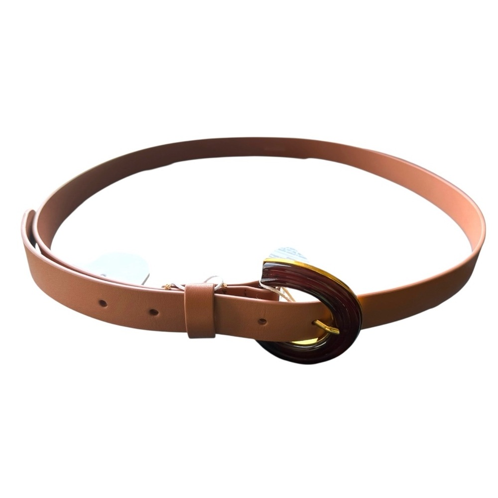 Zimmermann Brown Leather Belt With Buckle | Size Medium/Large